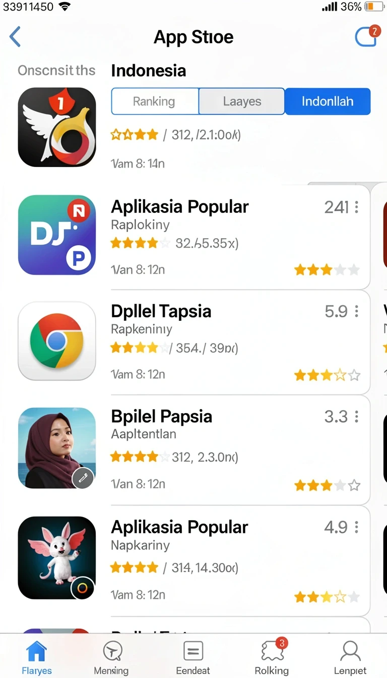 Galeri pratinjau visual kaisar888 build APK resmi terbaru
